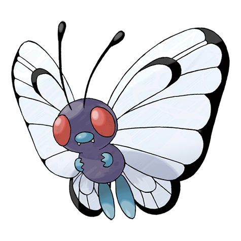 Dynamax Butterfree (bug, flying)