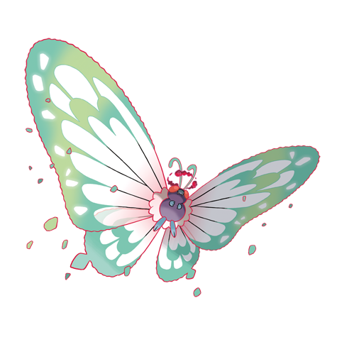 Gigantamax Butterfree (bug, flying)