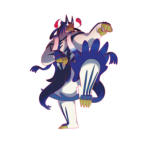 Gigantamax Urshifu (Rapid Strike) (fighting, water)